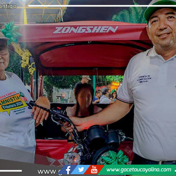 Sortean Electrodomésticos y Motokar en Padre Abad para Premiar a Contribuyentes