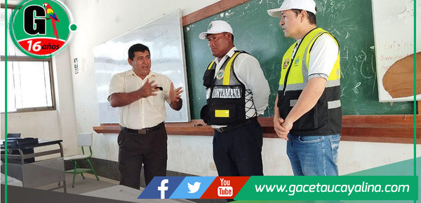 Alcalde de Ucayali impulsa educación vial en escuelas de Contamana