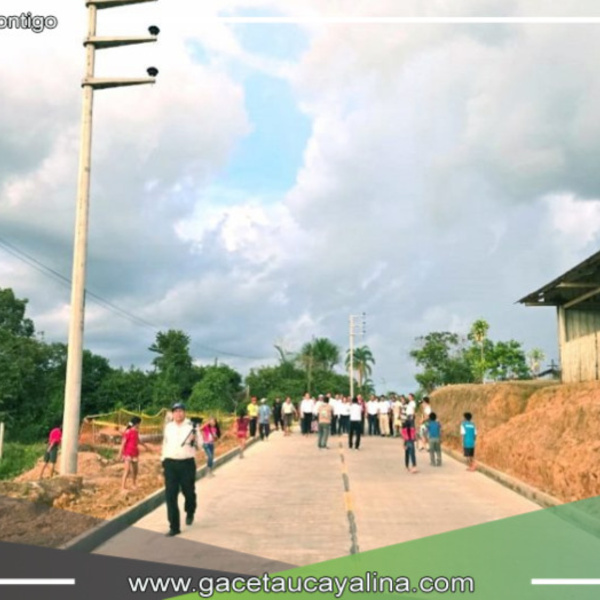 Inauguran primer tramo de carretera Tamshiyacu – Yavarí Mirí en Fernando Lores