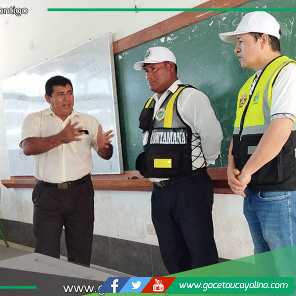 Alcalde de Ucayali impulsa educación vial en escuelas de Contamana