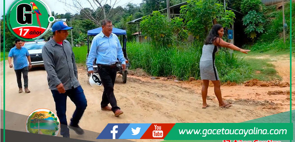 Alcalde Rodolfo Lovo Tello supervisa avances de obras y refacciones en Contamana