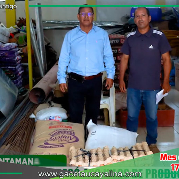 Alcalde de Ucayali entrega alimentos y herramientas a CC.NN. para celebrar San Francisco Solano 2024