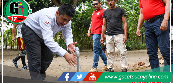 Moradores de Sepahua reciben sistema de agua después de 16 años de indiferencia y espera