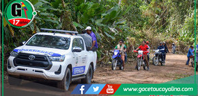 Alcalde John Harold Salcedo Ríos lidera habilitación de trocha carrozable en Pongo de Lagarto