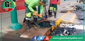 La Municipalidad Provincial intensifica los trabajos en la zona céntrica de Pucallpa