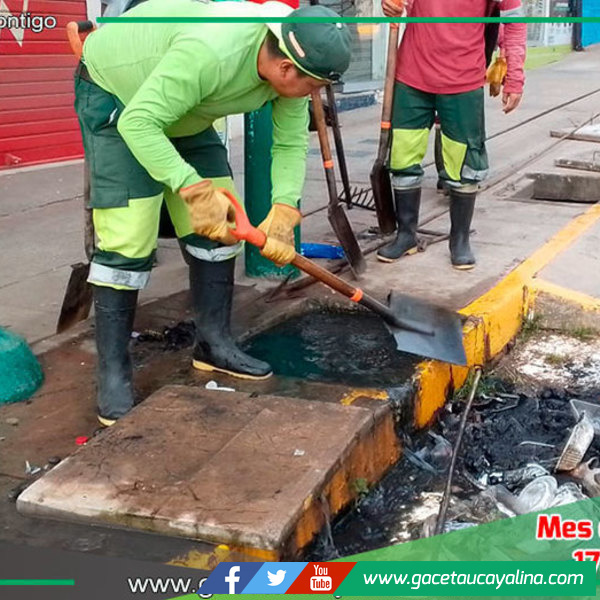 La Municipalidad Provincial intensifica los trabajos en la zona céntrica de Pucallpa