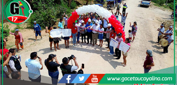 Alcalde Rodolfo Lovo Tello entrega nuevas obras de levantamiento de rasante y alcantarillas