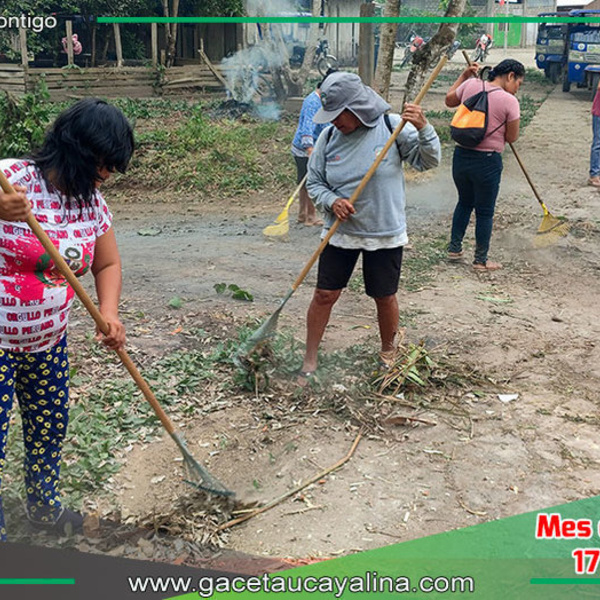 Exitosa Jornada de Recuperación Ambiental en el Barrio 7 de Junio en Sepahua