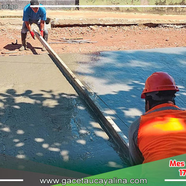 Municipalidad de Atalaya liderada por Francisco de Asís Mendoza de Souza pavimenta la calle Teniente Mejía