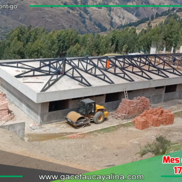Avance del 45% en la construcción del Centro de Salud Pachas 