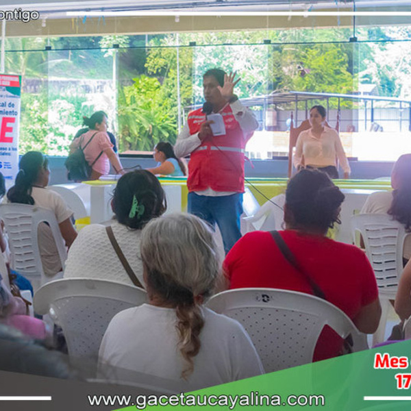 Reunión informativa para el acceso a beneficios del Programa Juntos en Padre Abad