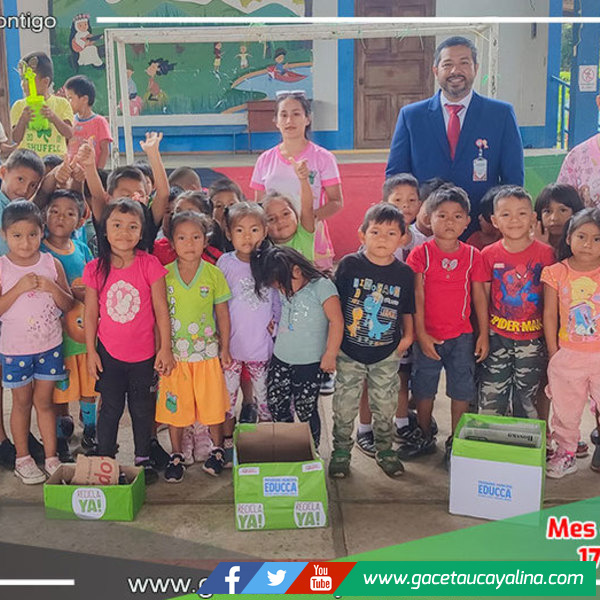 Gestión municipal impulsa prácticas eco-amigables en el nivel inicial en Sepahua