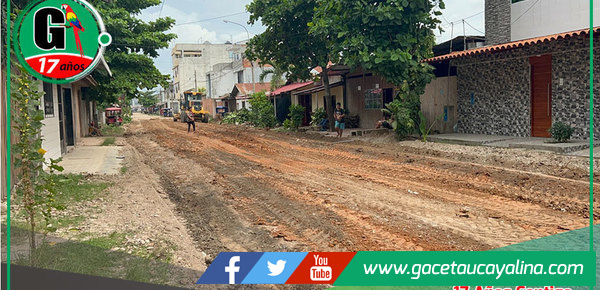 Más de 140 km de vías fueron atendidas en Yarinacocha