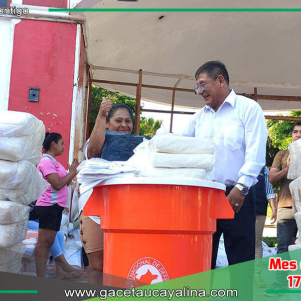 450 familias de Contamana reciben apoyo esencial tras la creciente del río Ucayali