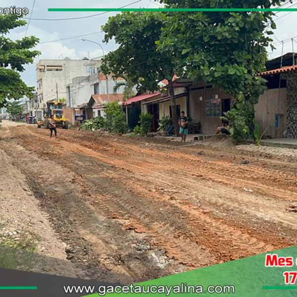 Más de 140 km de vías fueron atendidas en Yarinacocha
