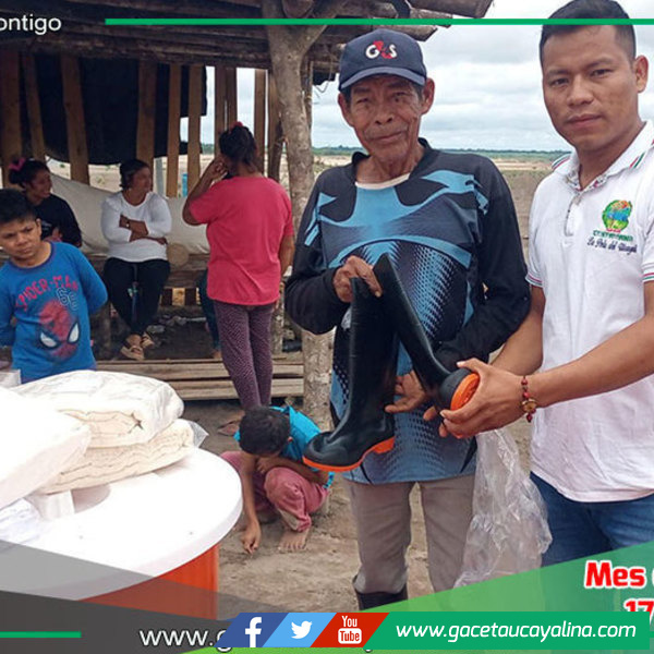 Alcalde de la Provincia de Ucayali lidera distribución de ayuda humanitaria