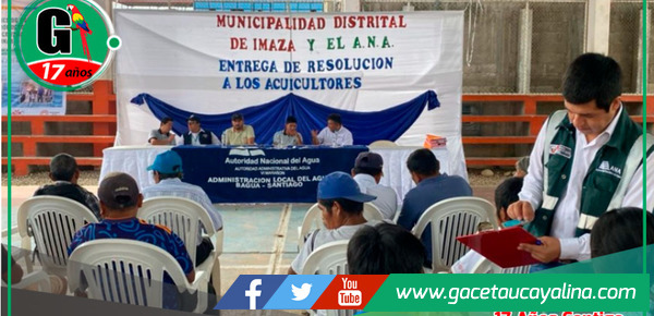 Entrega de Licencias de Uso de Agua Impulsa la Acuicultura en la Región Amazonas