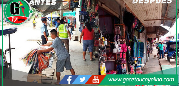 Municipalidad de Atalaya intensifica ordenamiento de vías públicas