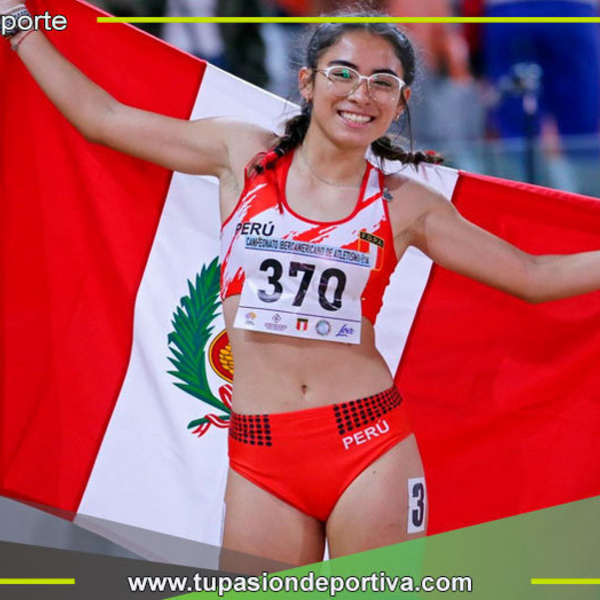 Atleta peruana Cayetana Chirinos, campeona nacional de España U18 en los 100 metros planos