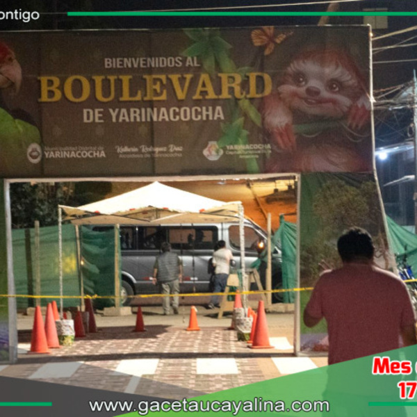 Inauguran Bulevar de Yarinocha en Pucallpa: Nuevo Epicentro Turístico y Cultural