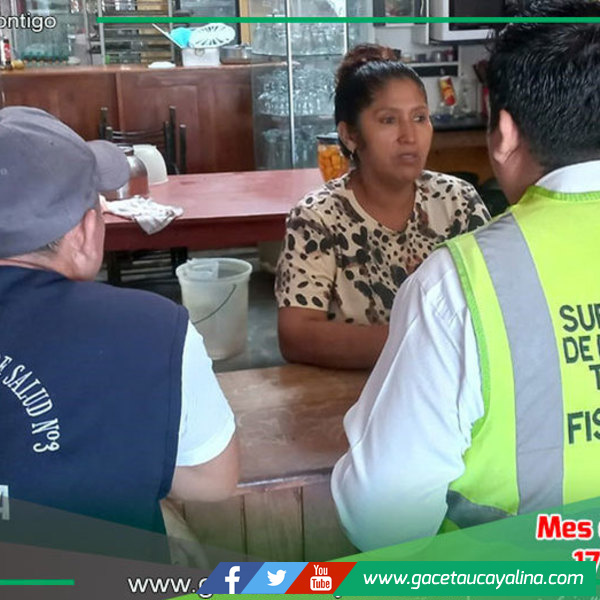 Intensifican controles en establecimientos de comida en Atalaya