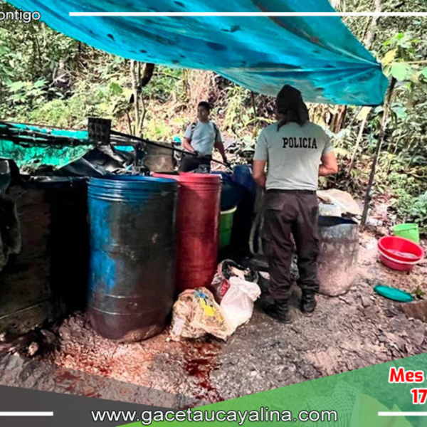 Policía desmantela laboratorio clandestino de pasta básica de cocaína en Marañón - Huánuco
