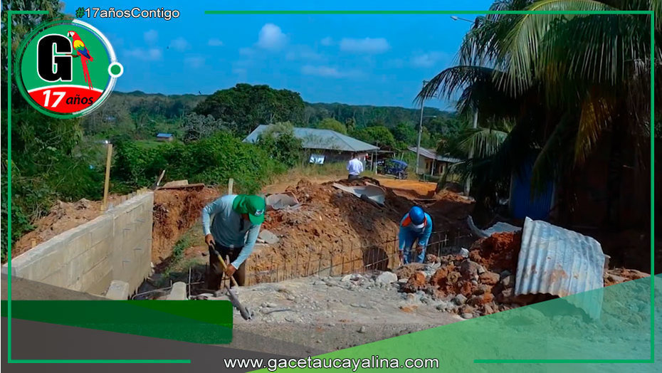 Alcalde Rodolfo Lovo Tello impulsa construcción de muro de contención en el barrio Shirigal B