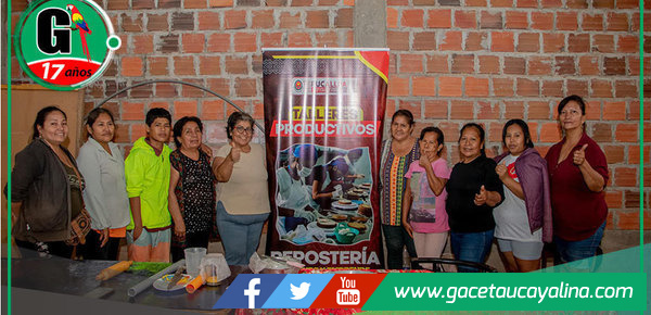Taller Productivo de Repostería fortalece a madres emprendedoras en Pucallpa