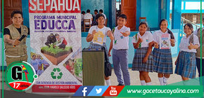 Estudiantes de Sepahua se convierten en héroes del medio ambiente