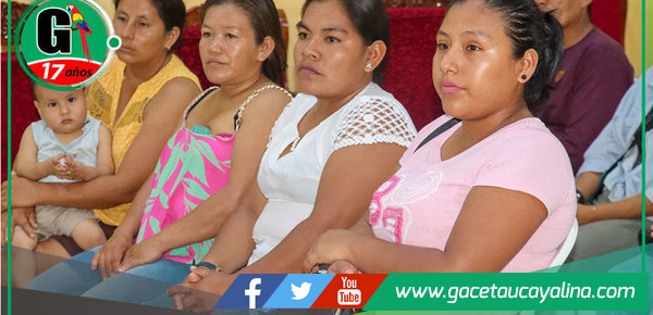 Inauguran "Escuela para la Vida" para padres de adolescentes líderes en Atalaya