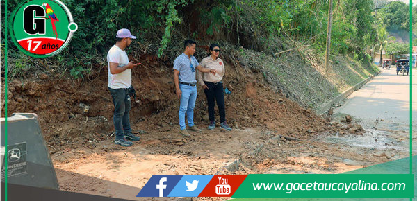 Alcalde Rodolfo Lovo Tello inicia construcción de vereda peatonal en la calle Petro Perú