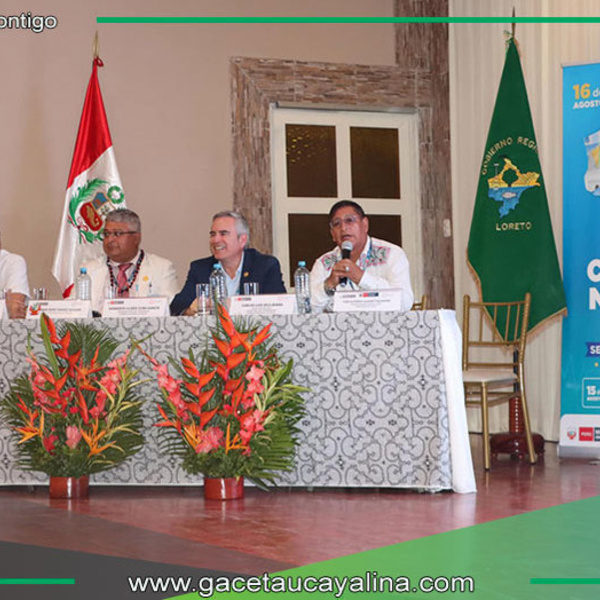 Alcalde Rodolfo Lovo Tello participa en taller sobre gestión territorial y salud en Iquitos