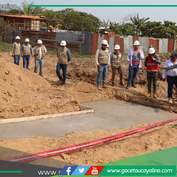 Municipalidad de Yarinacocha realizó constatación de inicio de obra 