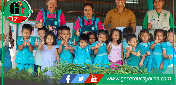 Municipalidad de Atalaya entrega plantas ornamentales a 20 instituciones educativas