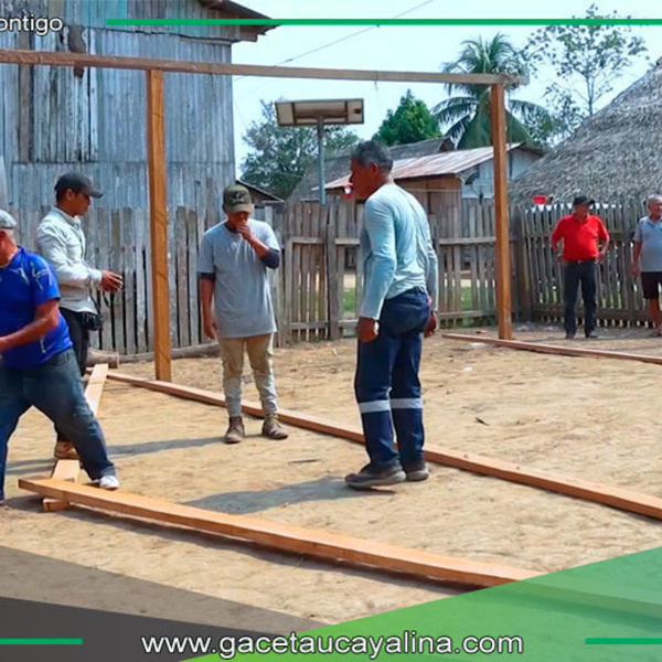 Alcalde de Ucayali impulsa construcción de local comunal en Santa Rosa de Tipishca