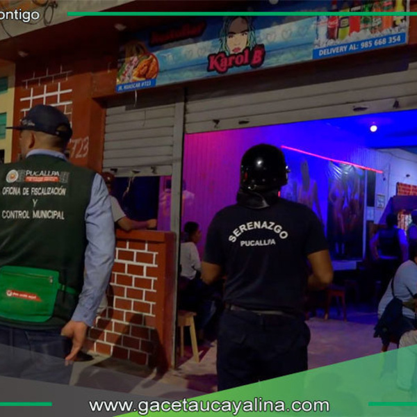 Clausuran establecimiento clandestino de bebidas alcohólicas en Coronel Portillo