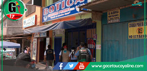 Clausuran farmacias sin autorización en Coronel Portillo