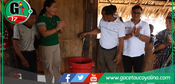 Pochita Rodríguez entrega sistema de agua en C.N. Nuevo Egipto