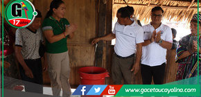 Pochita Rodríguez entrega sistema de agua en C.N. Nuevo Egipto