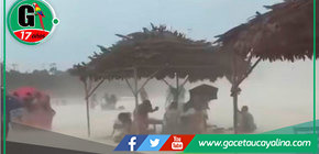 Loreto enfrenta frío y fuertes vientos