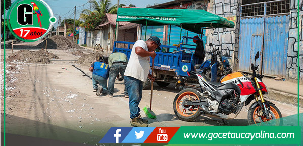 Municipalidad de Atalaya reabrirá la Cuadra 2 de la Calle Teniente Mejía