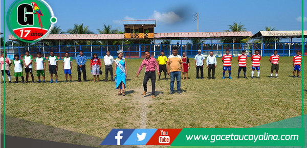 Inauguración del Campeonato Primera Copa Indígena Amazónica 2024 en Contamana