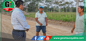 Supervisión de trabajos viales en Barrio Valle del Encanto: Hacia un Sepahua más conectado
