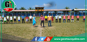 Inauguración del Campeonato Primera Copa Indígena Amazónica 2024 en Contamana