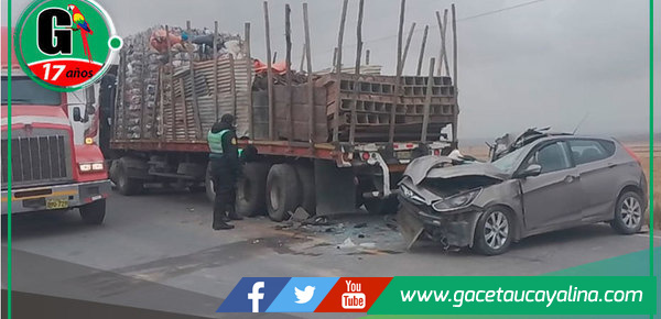 Fatal colisión deja un fallecido y dos heridos graves en Pasco