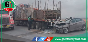 Fatal colisión deja un fallecido y dos heridos graves en Pasco