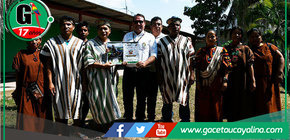 Gambini y Manero hacen entrega de título de propiedad de más de 369 hectáreas a la C.N. Nuevo Paraíso Asháninka