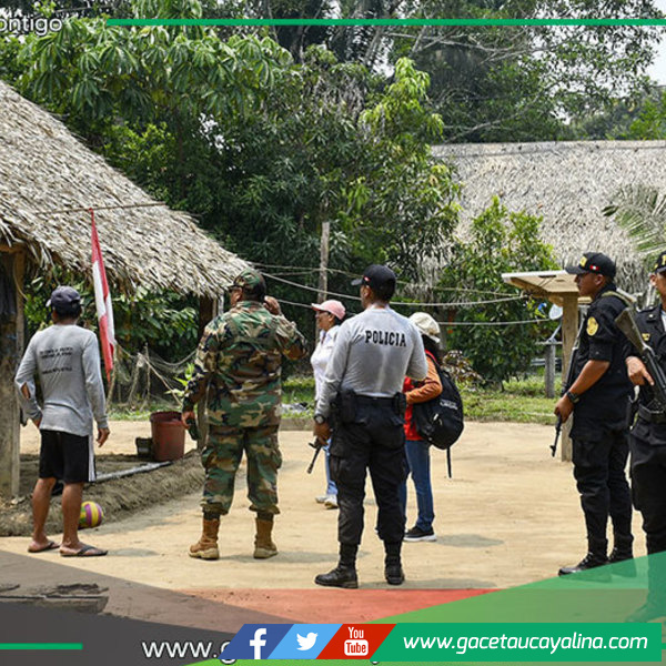 Intervención de CODISEC fortalece seguridad en comunidad nativa de Sepahua
