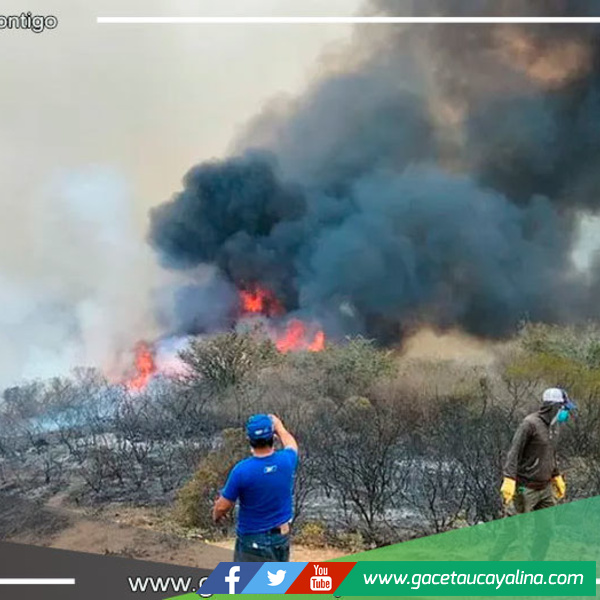 Alcalde de Luya alerta sobre incendios y daño turístico