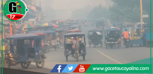 Incendios forestales causan suspensión de vuelos en Ucayali